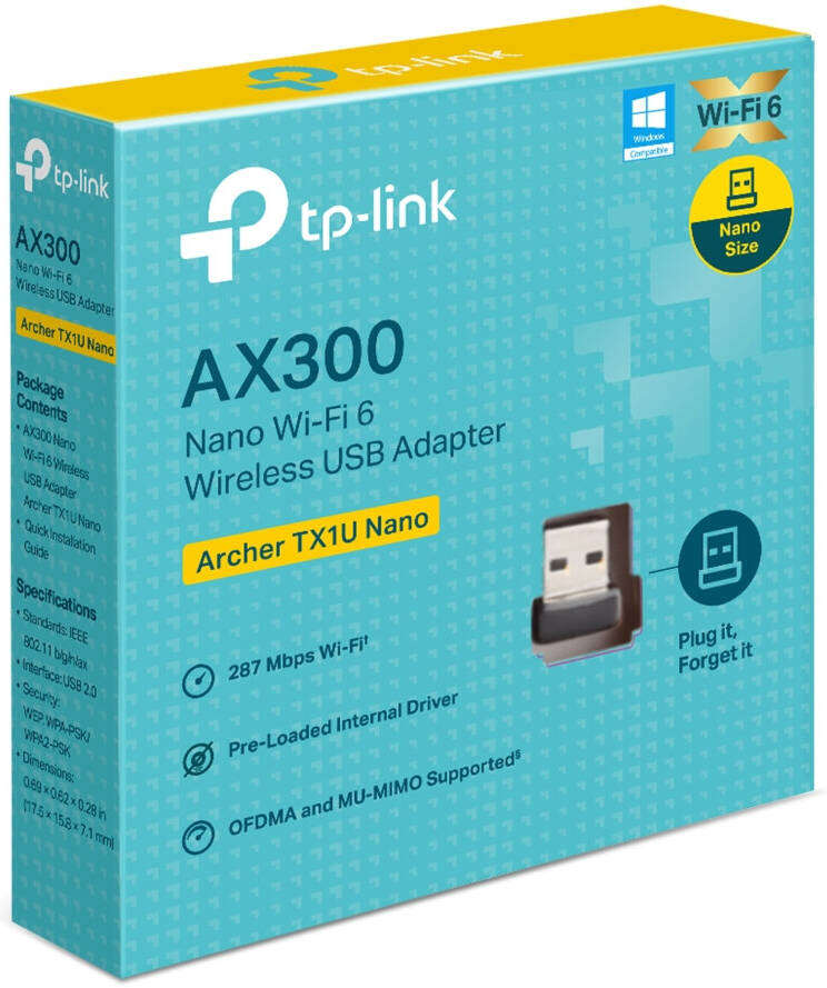 Tp Link AX300 Archer TX1U Nano